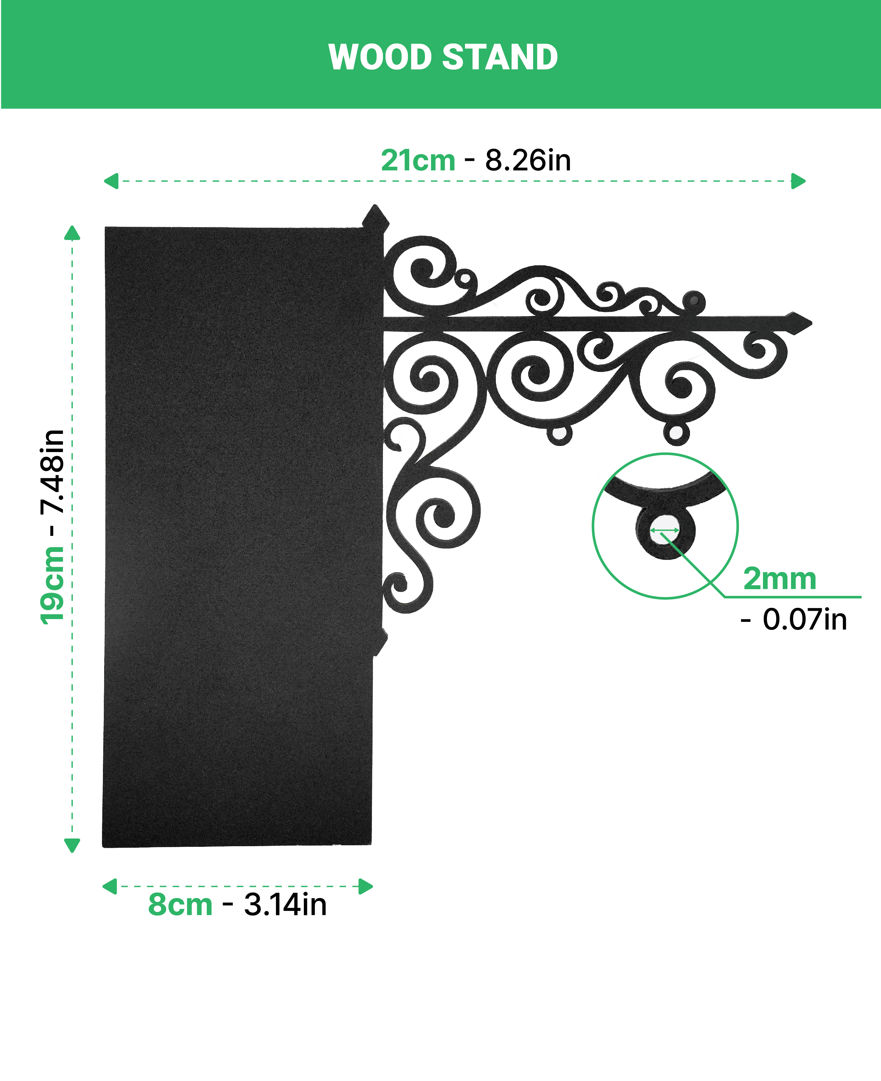 Custom Shape Suncatcher Bookshelf Sign