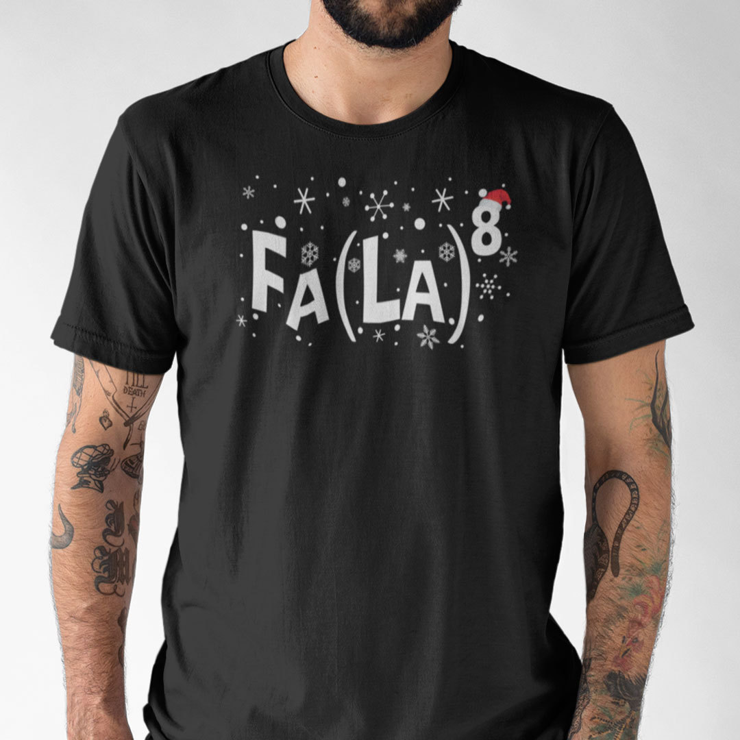 FA (LA)8 Shirt Maths Equation Christmas