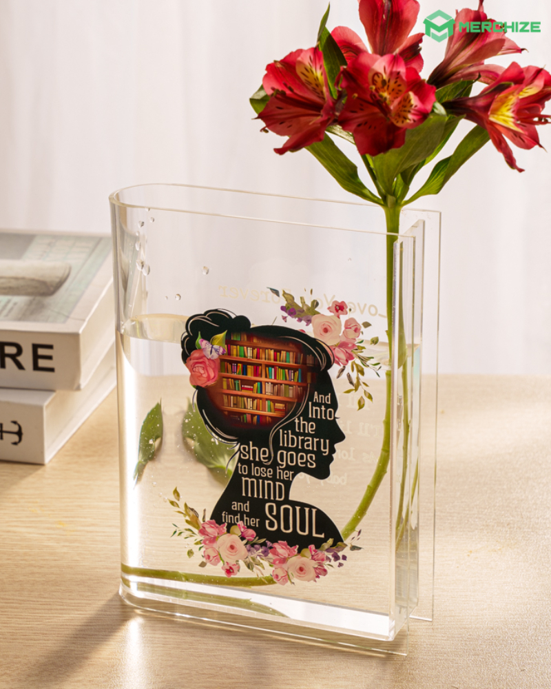 book vase