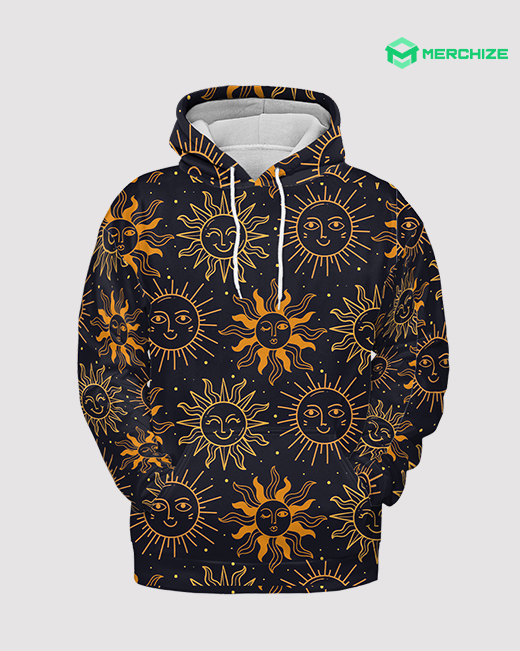 custom all over print hoodie front 