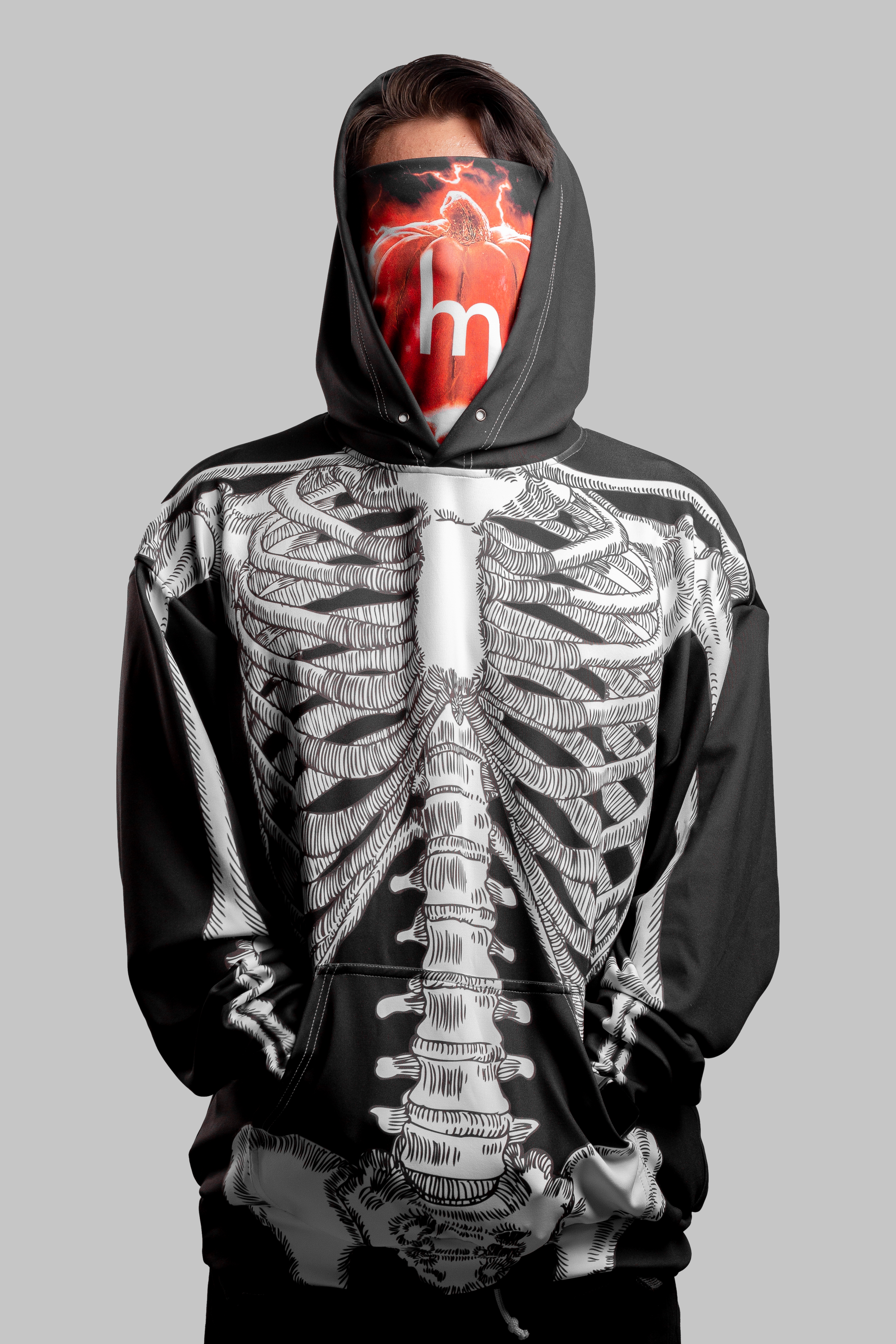 All-over Print Gaiter Hoodie (Midweight)
