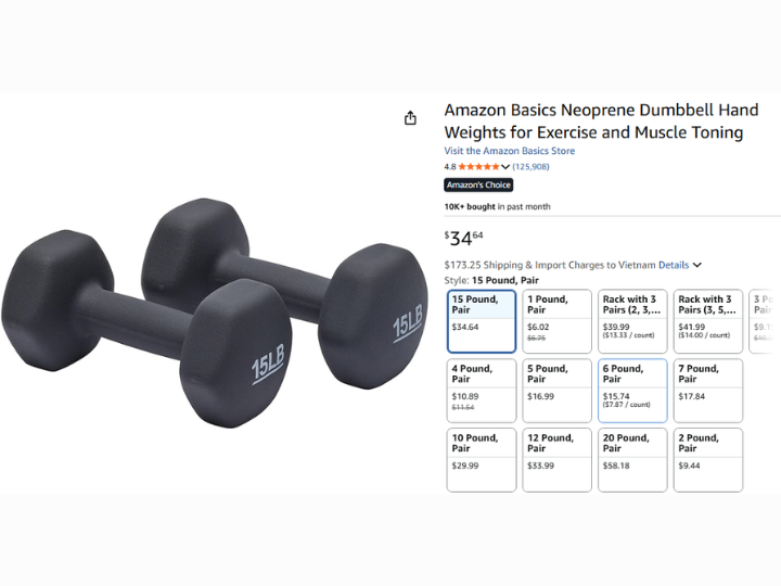 Neoprene Dumbbells