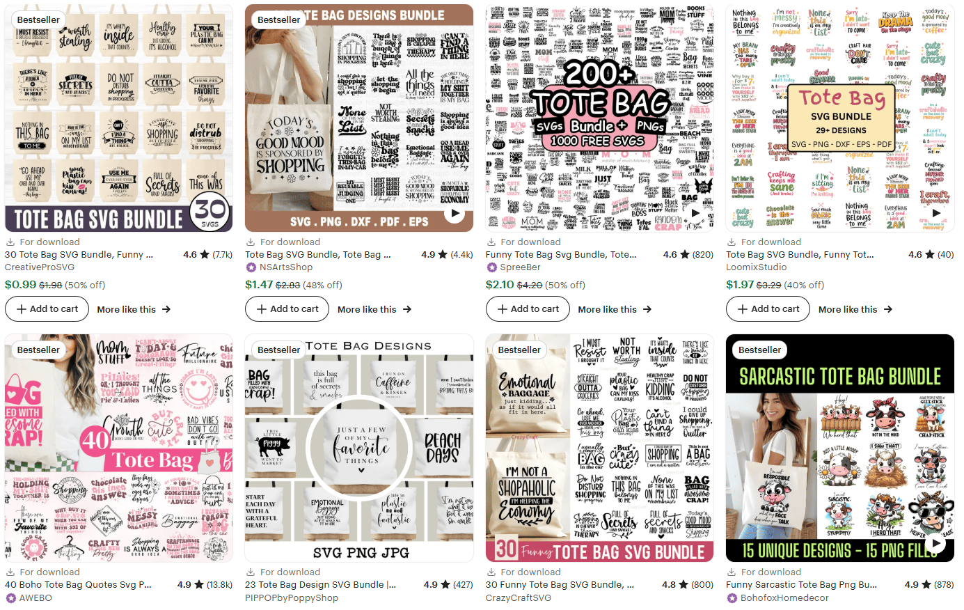Tote bag designs